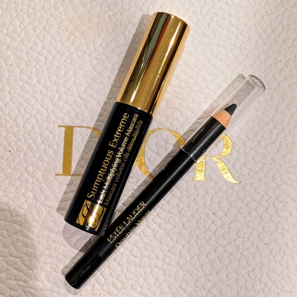 Estee Lauder Sumptuous Extreme Mascara and Double Wear All Day Eyeliner